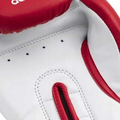Adidas Speed Tilt 250 rękawice bokserskie biało/czerwone